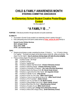 a family is - Summit County Children Services