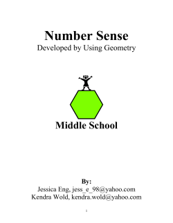 Developed by Using Geometry for Middle School