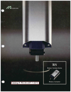 details. - Intelligent Actuator