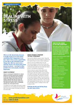 DEALING WITH STRESS