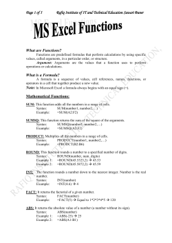 Page 1 of 5 Rafiq Institute of IT and Technical Education Sawari