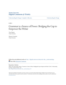 Grammar is a Source of Power