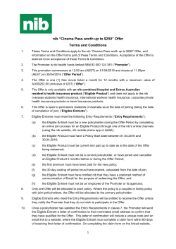 nib - Christmas competition terms