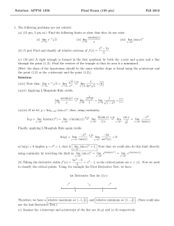 Exam Final Sol