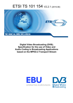 ETSI TS 101 154 V2.2.1 (2015-06)