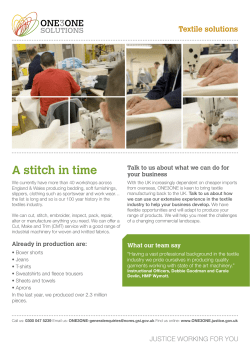 Textile solutions - One3one solutions