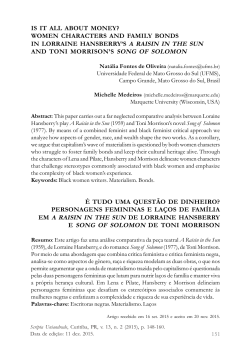 is it all about money? women characters and family