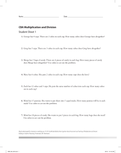 CBA Multiplication and Division