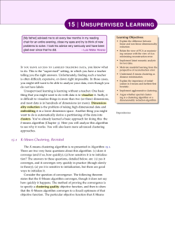 15 | unsupervised learning - A Course in Machine Learning