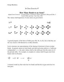 7 How Many Bonds - physics.wisc.edu
