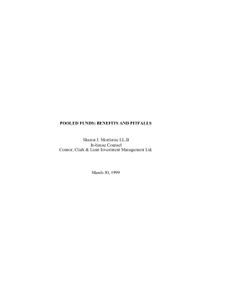 POOLED FUNDS - Ontario Securities Commission