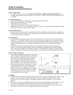 Guide to Installing Residential Electrical Service