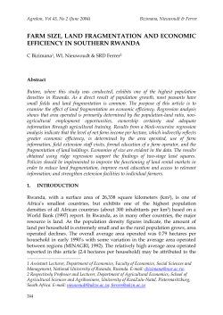 Farm Size, Land Fragmentation and Economic