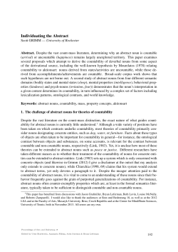Individuating the Abstract
