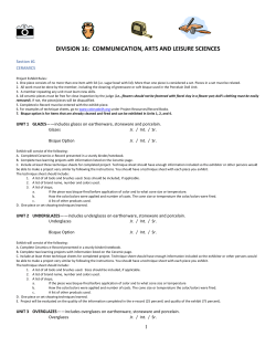 communication, arts and leisure sciences