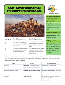 Our Environmental Footprint
