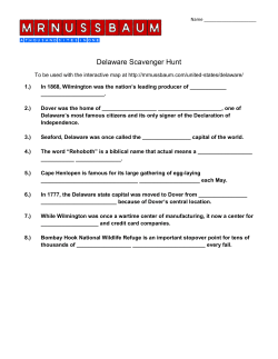 Delaware Scavenger Hunt