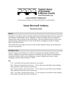 Susan Brownell Anthony