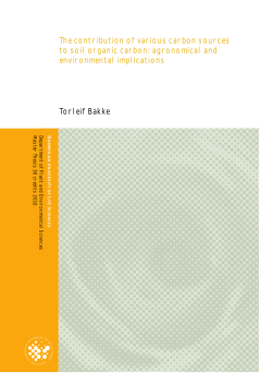The contribution of various carbon sources to soil