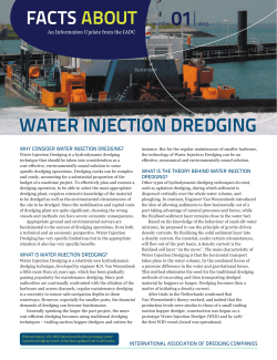 Facts About Water Injection Dredging