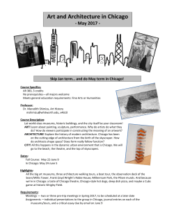Art and Architecture in Chicago