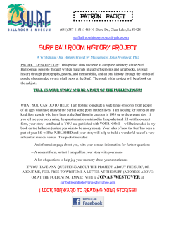 Surf ballroom history project