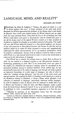 language, mind, and reality