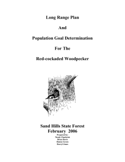 RCW Species Information