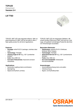 TOPLED Datasheet Version 2.4 LB TTSD