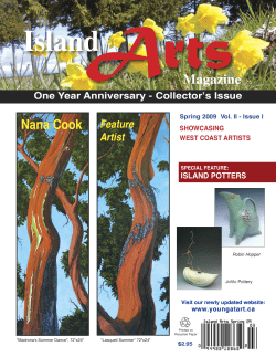 Island Arts Spring 09 - Island Arts Magazine