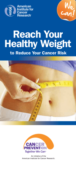 Reach Your Healthy Weight