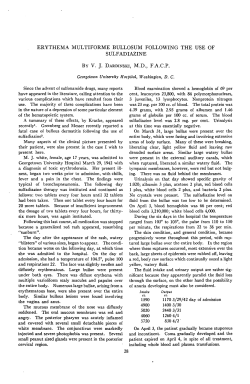 erythema multiforme bullosum following the use of sulfadiazine