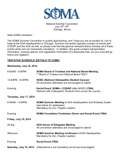 National Summer Convention July 16
