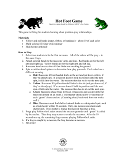 Hot Foot Game - Armand Bayou Nature Center