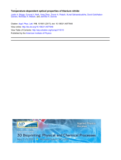 Temperature-dependent optical properties of titanium nitride