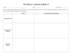 The Odyssey: Analysis of Book 12