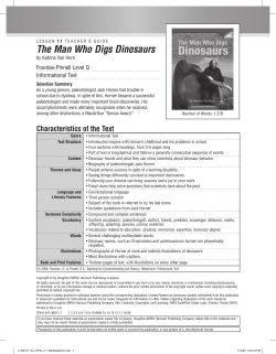 The Man Who Digs Dinosaurs - Houghton Mifflin Harcourt
