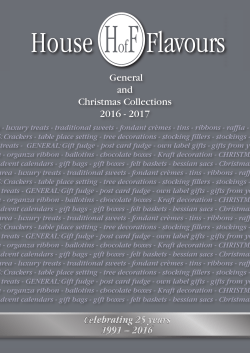General and Christmas Collections 2016 - 2017