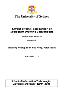 Layout Effects: Comparison of Sociogram