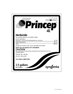 Princep 4L - Syngenta US