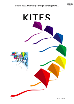 1a Design Investigation 1 Kites