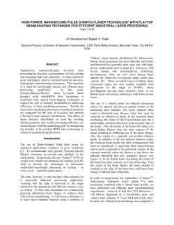 high-power, nanosecond-pulse q