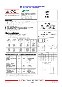 S2A thru S2M - Micro Commercial Components