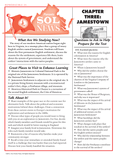 CHAPTER THREE: JAMESTOWN