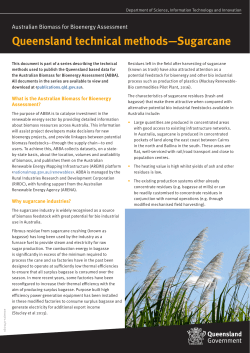 Queensland technical methods