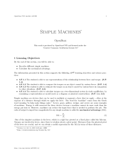 Simple Machines