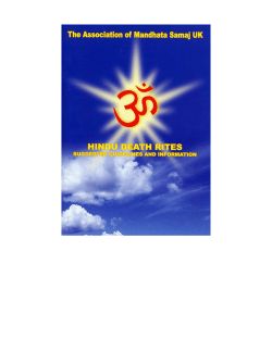 hindu death rites guidelines - Hindu Temple of Greater Cincinnati