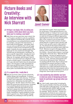 Picture Books and Creativity: An Interview with Nick - yltsig