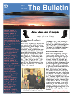 The Bulletin - Battle River School Division