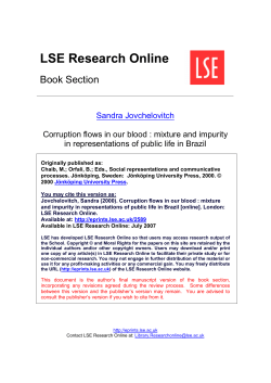 Corruption flows in our blood : mixture and impurity in